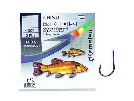 Гачок для мирної риби Chinu №5 (10 шт/уп) K-007 ТМ Kamatsu Київ