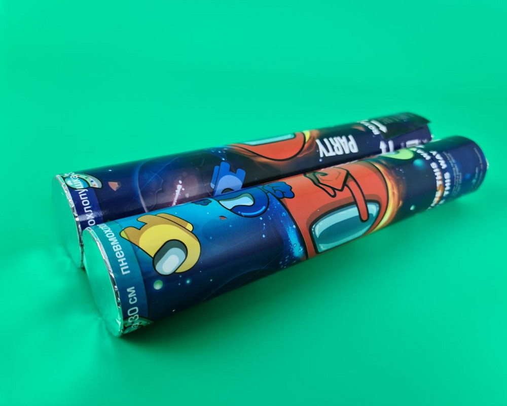 Хлопушка пневматическая Амонг Ас, 30 см 4830-26 (1 пачка) Харьков - изображение 3