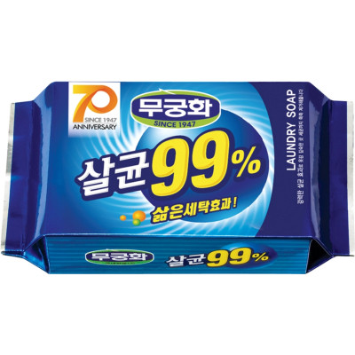 Мыло для стирки Mukunghwa 99% Sterilization Laundry Soap Антибактериальное 230 г (8801173400350) Винница - изображение 1