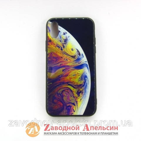 IPhone X XS 10 чехол рисунок Glass Case Bubbles Одесса - изображение 2