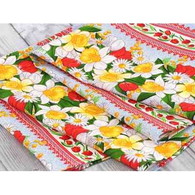 Полотенце Руно вафельное набивное Весенние цветы -3, 45х80 см (202.15_Весняні квіти_3) Винница