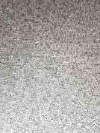 Шпалери вінілові на флізелін Marburg Loft 59349 однотонні кави з молоком структурних з срібною прожилкою Київ