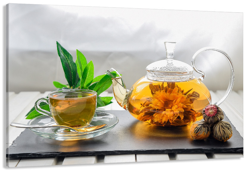Картина холст в гостиную / спальню   Чай   MLP_357 40x80 см Киев - изображение 1