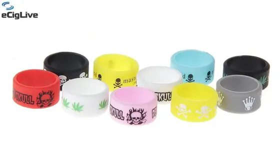 Декоративное силиконовое кольцо (разные цвета, широкие) Киев