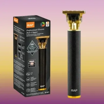 Аккумуляторная  Машинка для стрижки Domotec/RAF R-437 до 120 минут работы, срез 40 мм, 4 насадки Одесса - изображение 1