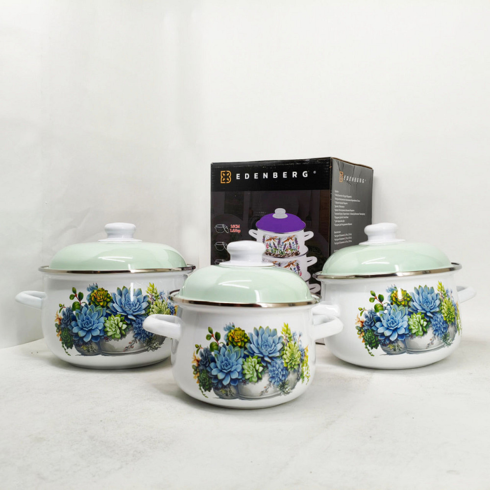 Набор кастрюль из нержавеющей стали, Набор кастрюль для электронной плиты Хороший  WJ-21 Львов - изображение 3