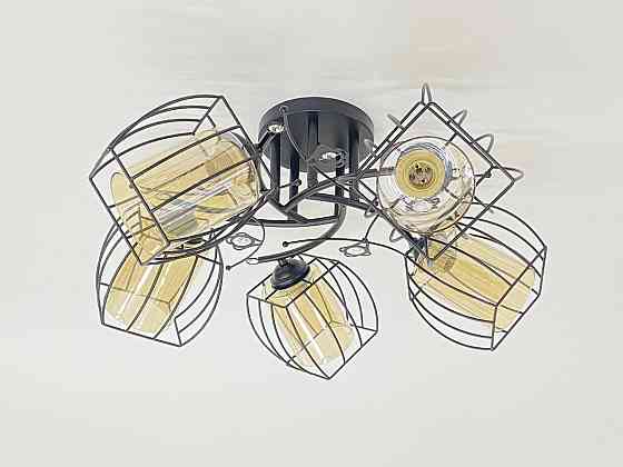 VALESO Стельова люстра на 5 плафонів 91187C/5 чорна Київ