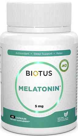 Мелатонін для сну Biotus Melatonin 5 мг 60 капс Київ