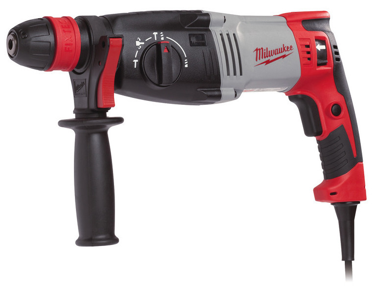 Перфоратор SDS-PLUS MILWAUKEE, PH 28, 820Вт, 3,4Дж (3 режими) (бічна рукоять, обмежувач глибини, кейс) Одеса - фото 2