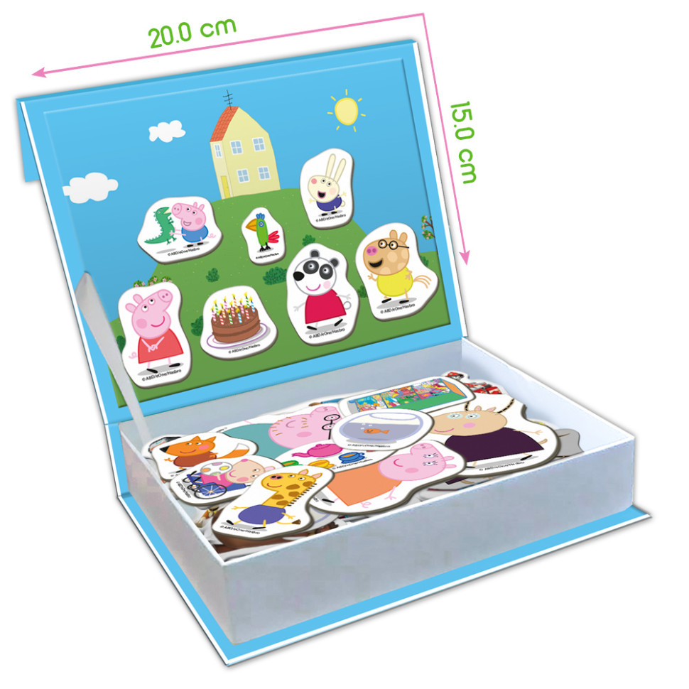 Набір магнітів "Магнітна історія Сім'я Пеппи" МЕ 5031-15, 68 магнітних деталей Вінниця - фото 2