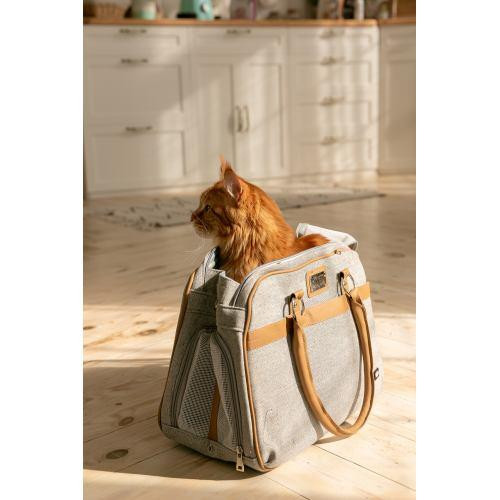 Сумка-переноска Trixie «Helen» 19 x 28 x 40 см (сіра) Вінниця - фото 3