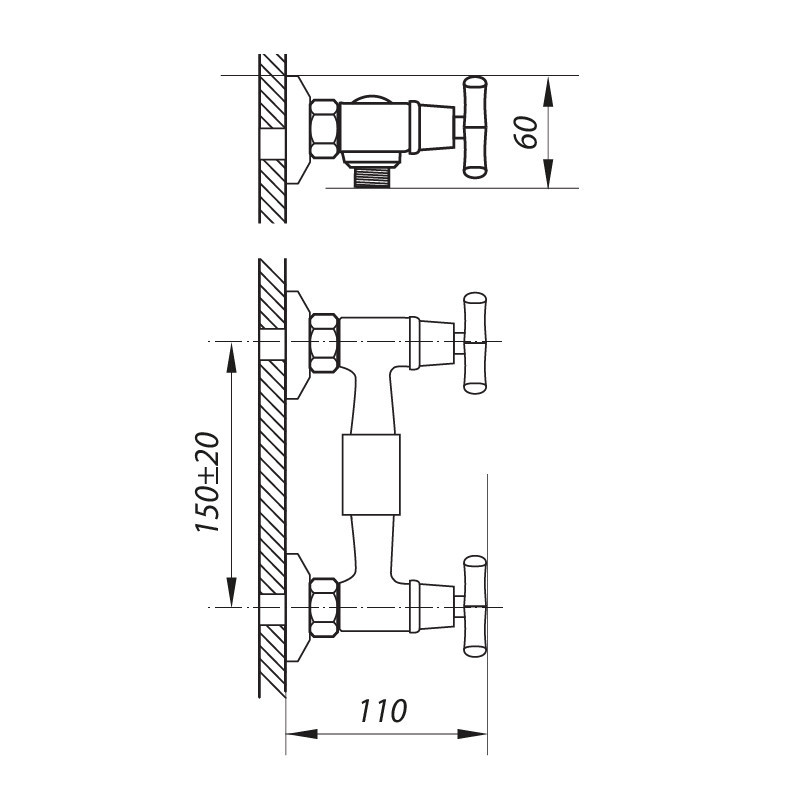 Душевой смеситель Zerix JIK5 102-A (ZX0407) – качественный выбор Харьков - изображение 2