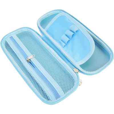 Пенал Cool For School з тисненням 1 відділення Блакитний (B-8007-lt.blue) Вінниця