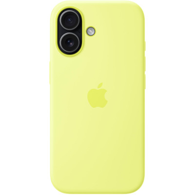 Чехол для мобильного телефона Apple Silicone iPhone 17 Neon Yellow Model A3558 (MGEV4ZM/A) Винница - изображение 2