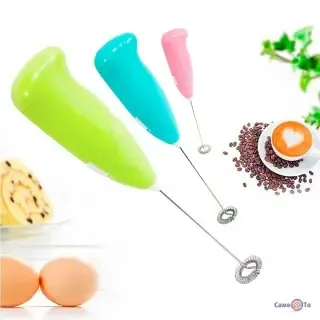 Ручной портативный мини-миксер вспениватель для сливок и молока капучинатор Коломия - фото 5