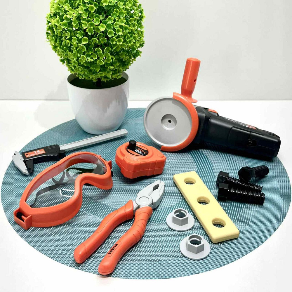 Набір інструментів 11 предметів Чорно-жовтогарячий (778-15) Чернігів - фото 6