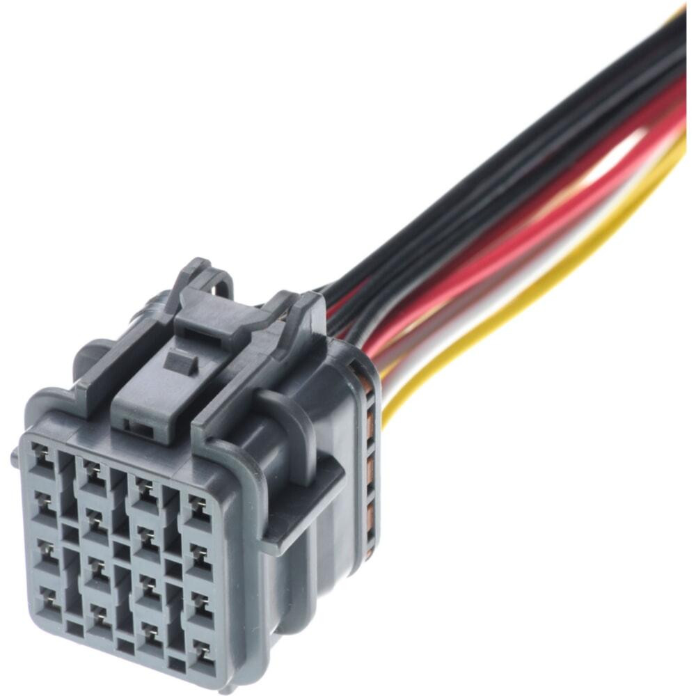 Електричний з'єднувач із дротом, 16-контактний Сірий, Пластик, Київ - фото 1