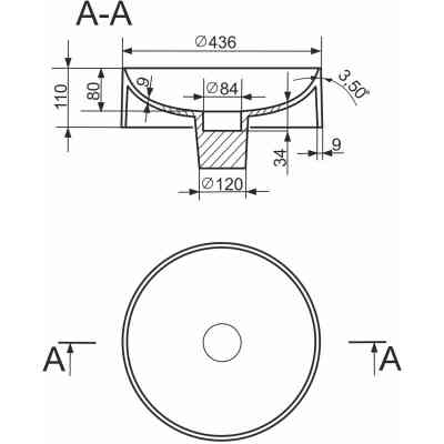 Раковина GRANADO Cati white (gbs0105) Вінниця