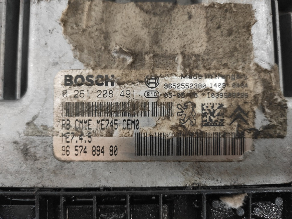 Блок керування двигуном Citroen C4 1.6 бензин 2004-2010 (0261208491) Ковель - фото 2
