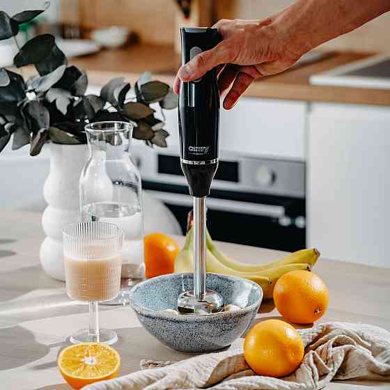 Блендер Camry CR 4630 ручний/ 800Вт/ 2 швидк./чаша для змішування/ мультиподрібнювач/ чорний Вінниця