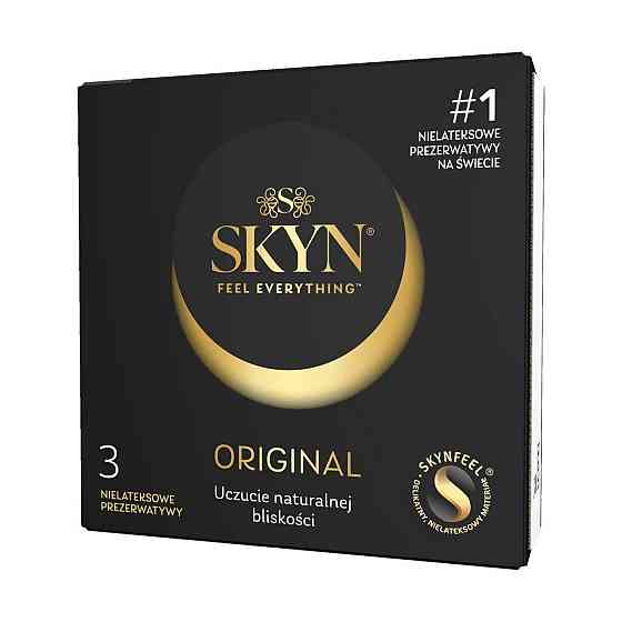 Безлатексні преміум-презервативи SKYN Original 3 шт Sex Aura Київ