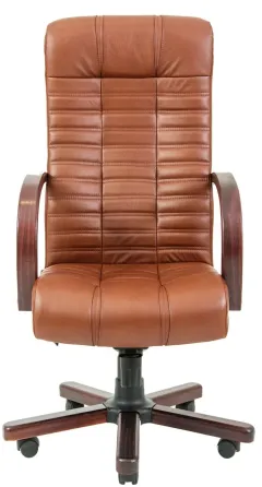 Офисное Кресло Руководителя Richman Atlant Madras Whisky Wood-Cherry М1 Tilt Коричневый Днепр