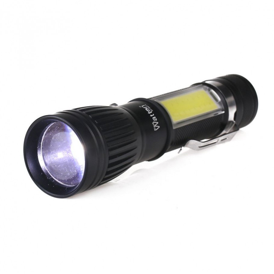 Фонарик ручной аккумуляторный мощный TX6 WATTON WT-028, фонарь с тремя режимами и дальностью 200-300м Каменец-Подольский - изображение 7