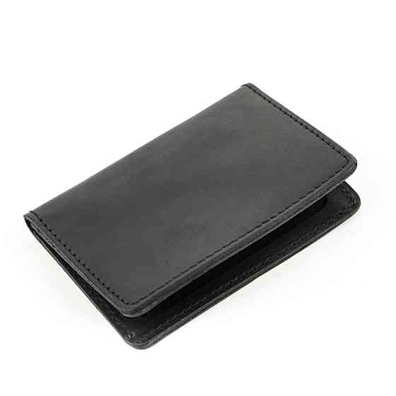 Обложка для водительских прав Shvigel 13926 кожаная Черная Киев