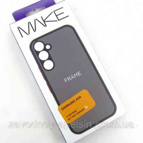 Samsung A34 A345 A346 Чохол матовий Захист камери Frame (TPU+PC) Одеса