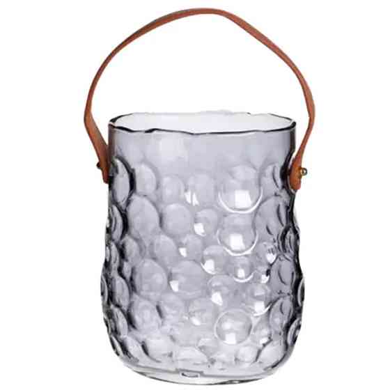 Ваза сумочка з ручкою 13×9.5×18 см декоративна Сірий HP-19-153-5 Київ