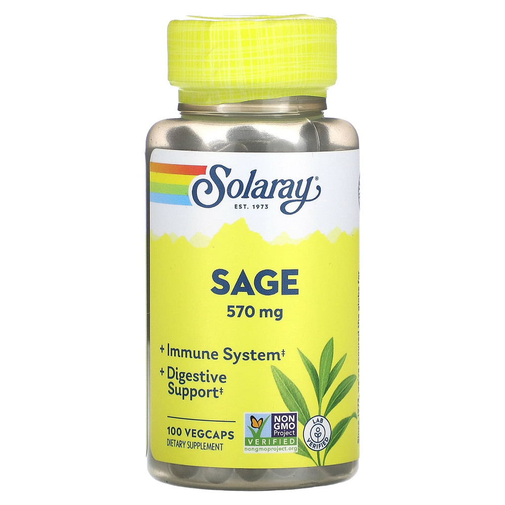 Органически выращенный шалфей (Organically Grown Sage) 285 мг 100 капсул Киев - изображение 1