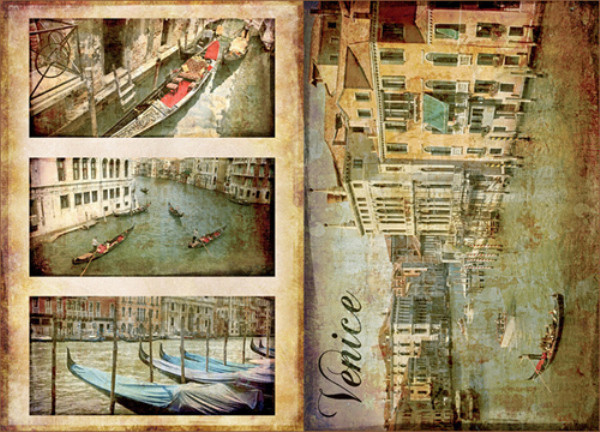 Папір для декупажу "Гондольери" 30,8*44см 45г/м2 69201478, шт Київ - фото 1