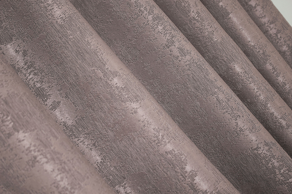 Комплект готовых штор VR-Textil Жаккард Sultan YL № 1210ш Серо-пудровый 100х270 см 2 шт (31-482) Киев - изображение 8