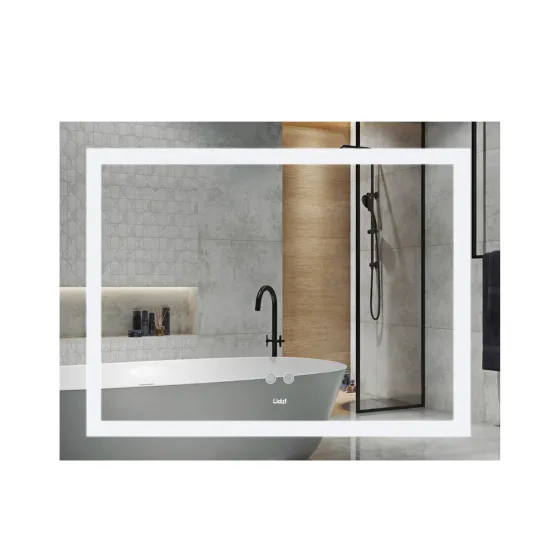 Дзеркало Lidz Kubis (KU1) 1200х800 з LED-підсвіткою Touch, з антизапотіванням, з димером, регумометр. яскравості LDKUB120080049008 Київ