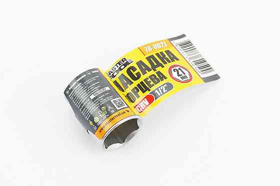 Головка торцева 6-гранна 1/2" 21x38мм CrV 78-0021 Київ