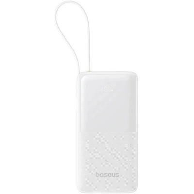 Батарея універсальна Baseus Bipow 2 20000mAh 20W with USB-C cable white (P10077101213-01) Вінниця - фото 1
