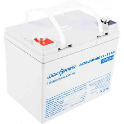 Батарея к ИБП LogicPower LPM MG 12В 33Ач (6558) Винница