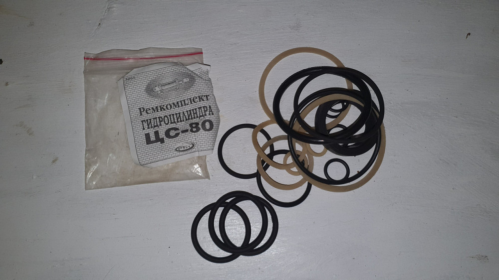 Ремкомплект РТВ гідроциліндра ЦС-80 великий. Харків - фото 1