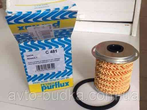 Фільтр паливний (77mm) на Рено Кенго 1.9d / 1.9 dti / dCi (98-2008) - PURFLUX (Франція) -C481 Новий Розділ