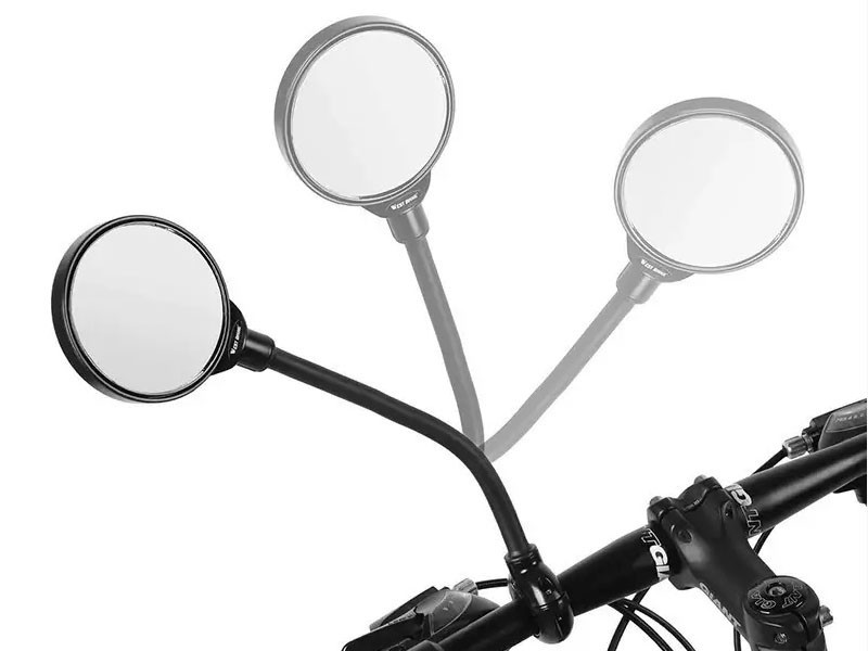 Зеркало велосипедное на руль гибкое Feel Fit Черное Бровары - изображение 7