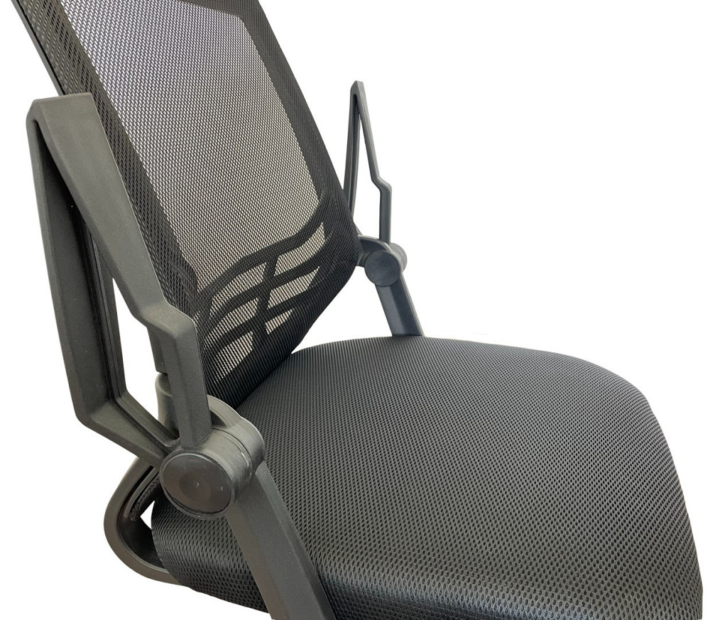 Офисное кресло руководителя Tehforward Flex хром Tilt Черный Днепр - изображение 6