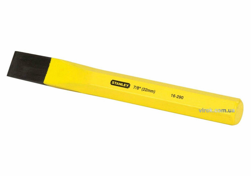 Зубило по металу STANLEY, l = 203 мм, жало w = 22 мм Одеса - фото 1