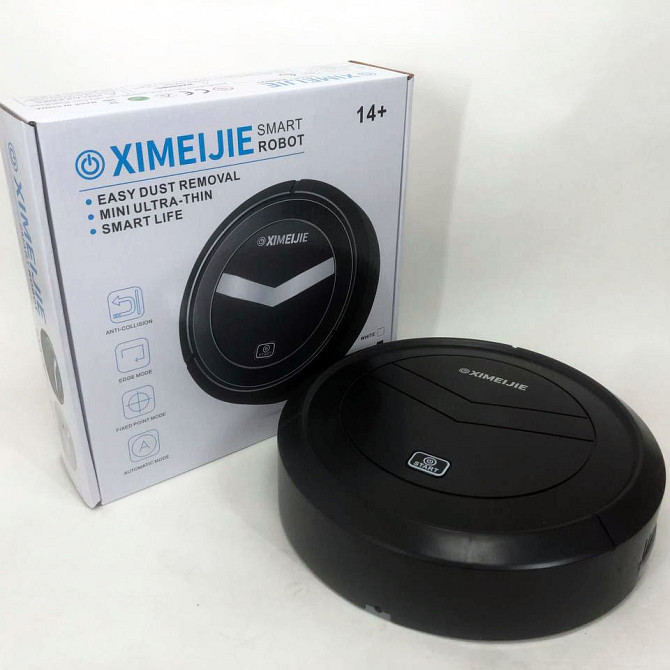 Круглый автоматический пылесос Ximei, Робот-уборщик, Робот пылесос для автоматической уборки дома ID-34 Львов - изображение 3