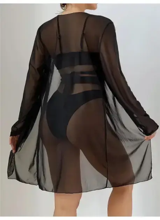 Леопардовый купальник тройка Черный M Харьков