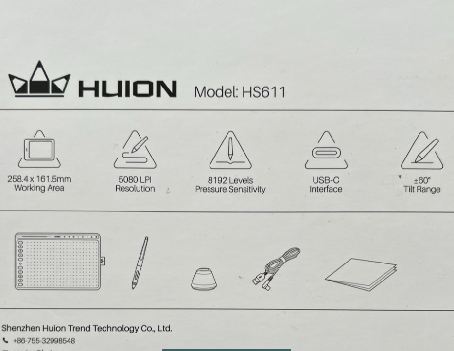 Графічний Планшет HUION HS611 Київ - фото 1