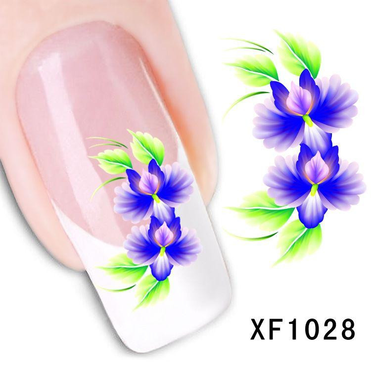 Наклейки для ногтей XF1028 Киев - изображение 1