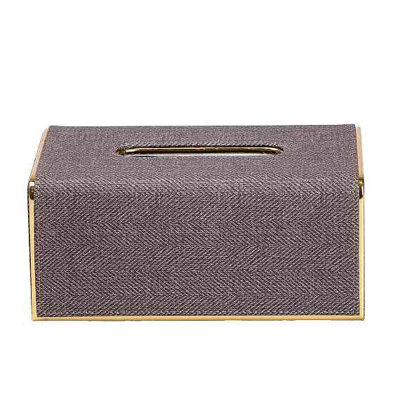 Коричневая горизонтальная салфетница для стола 21х13 см Киев