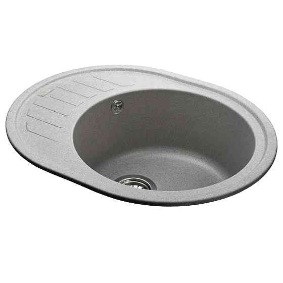 Гранитная мойка Globus Lux ARNO серый камень 620x500мм-А0005 (000007598) Киев
