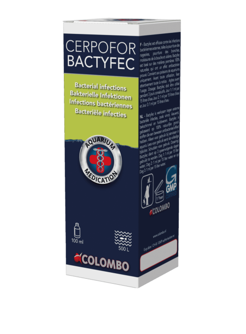 Средство от бактериальных инфекций аквариумных рыб CERPOFOR BACTYFEC 100 ML-500 L (A5010740) Киев - изображение 2