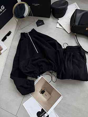 Женский теплый повседневный костюм двойка турецкий двусторонний флис полар Одесса